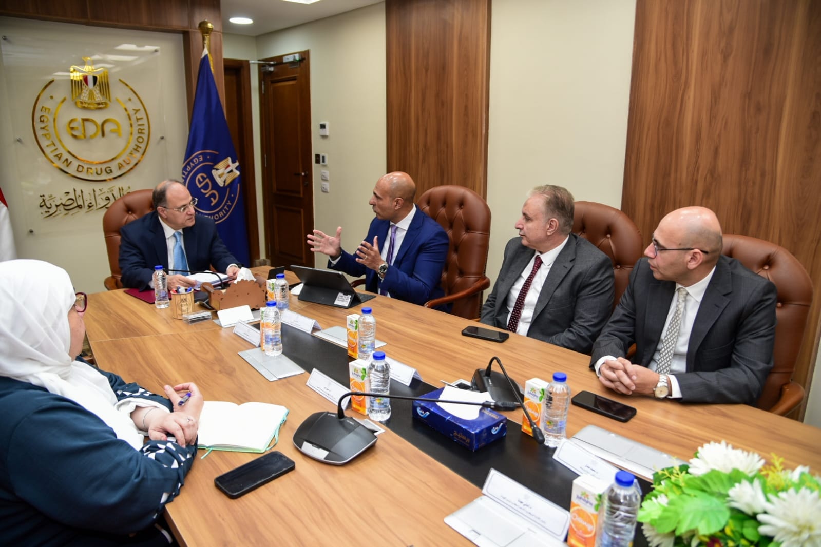 هيئة الدواء تستقبل وفد شركة استرازينيكا