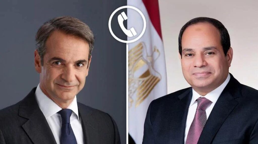 الرئيس عبدالفتاح السيسي ورئيس وزراء اليونان