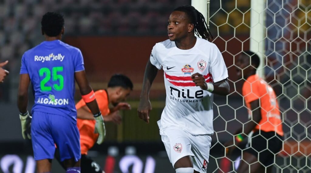 الزمالك يهزم فاركو بهدف بانزا