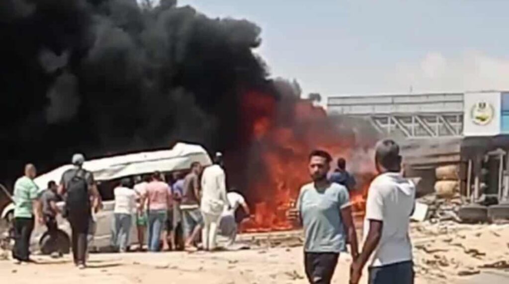 حادث طريق مطروح