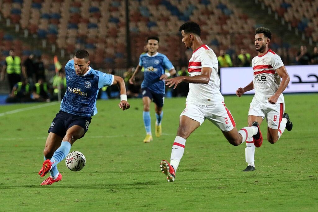 موعد مباراة الزمالك وبيراميدز