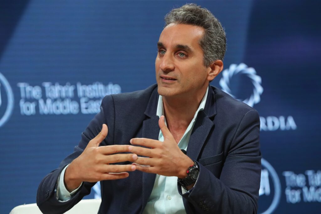 الإعلامي الساخر باسم يوسف