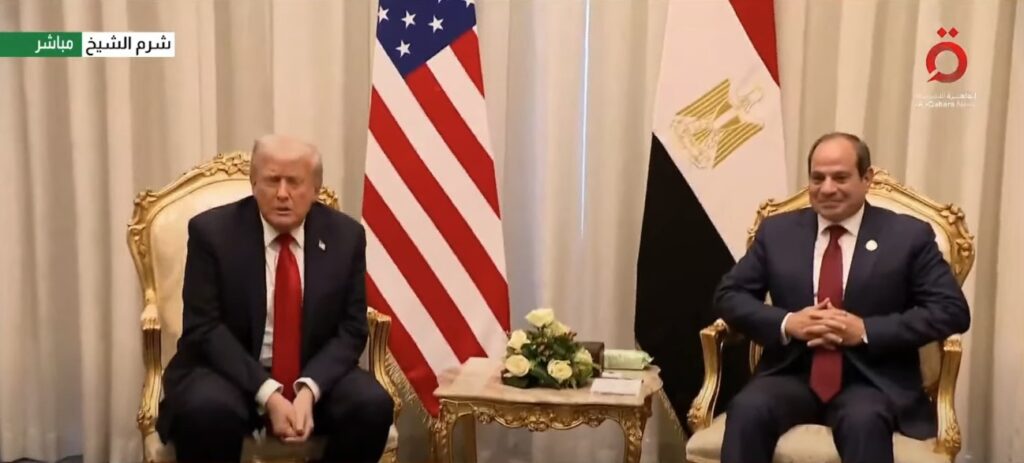 الرئيس عبدالفتاح السيسي، والرئيس الأمريكي دونالد ترامب