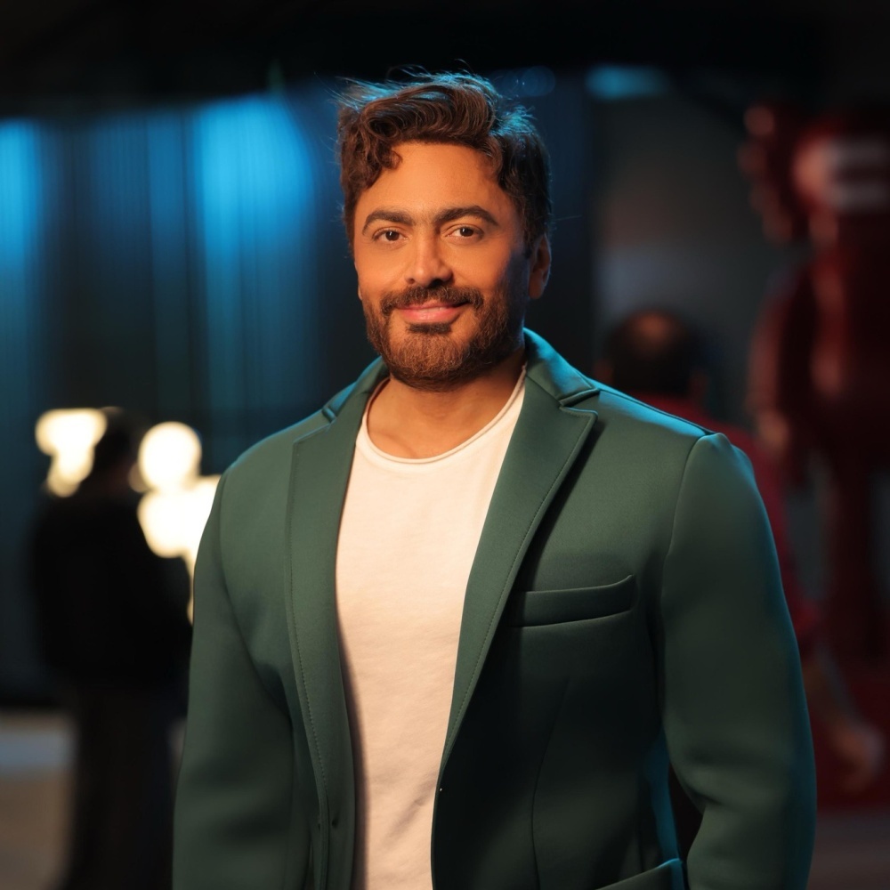 ربنا يقومهولي بالسلامة، رسالة دعم من مي عز الدين لتامر حسني بعد أزمته الصحية تامر حسني