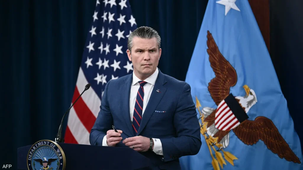 وزير الدفاع الأمريكي بيت هيغسيث
